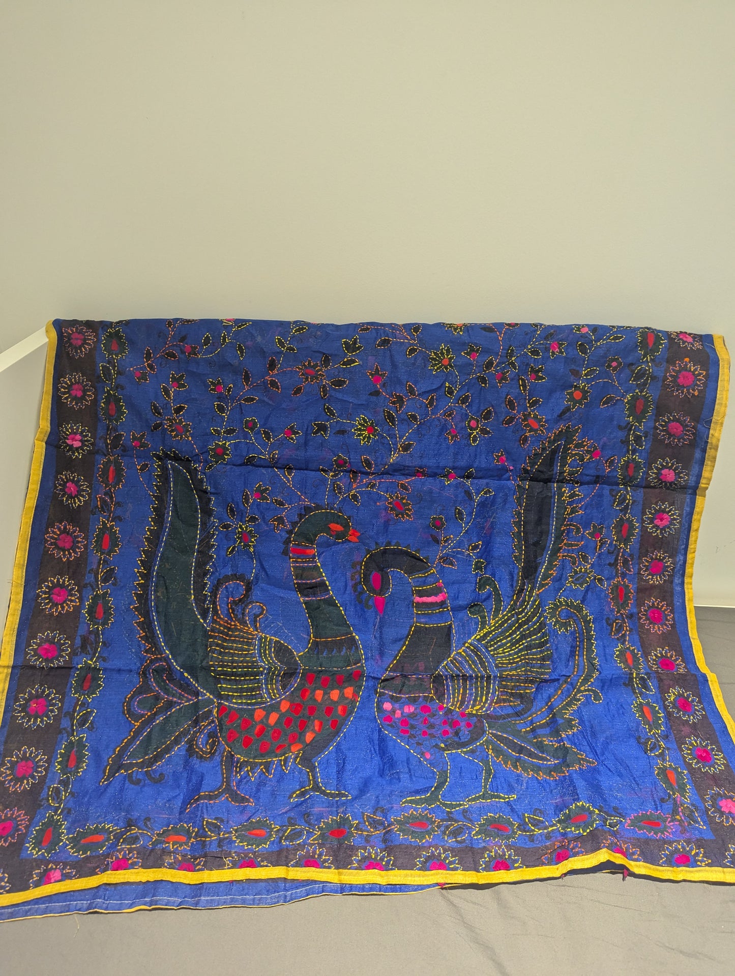 Threadwork Dupatta (peacock)