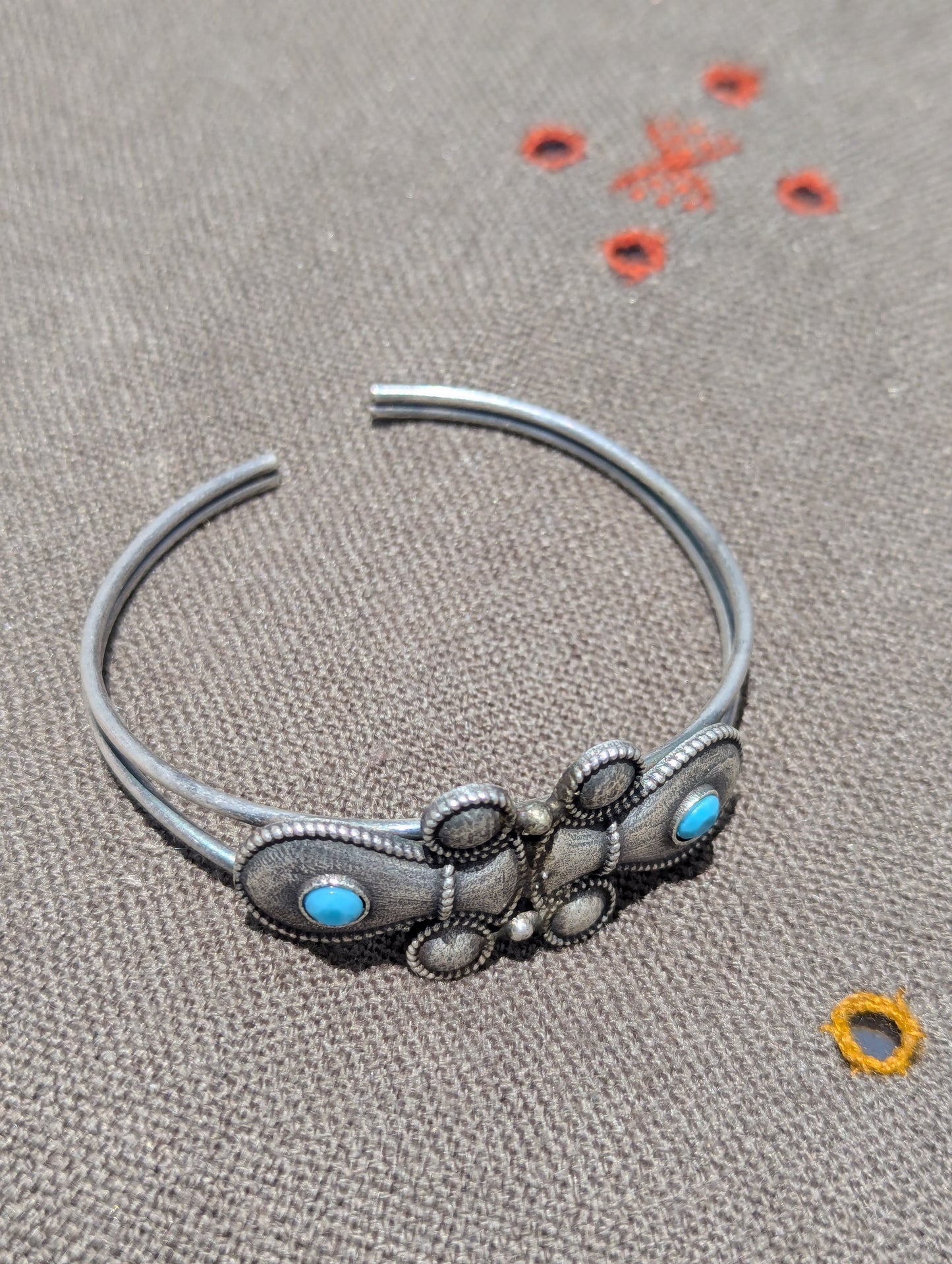 Antique Finish Oxidised Brass Bracelet (adjustable)